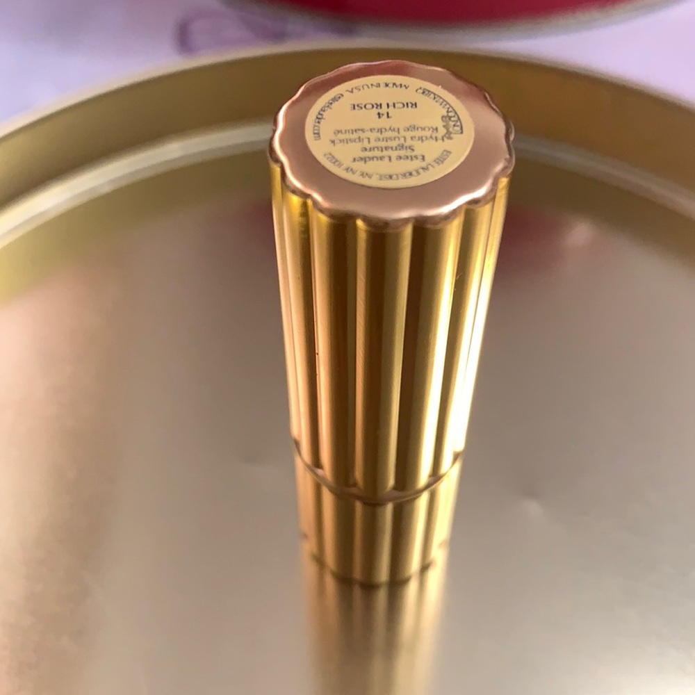 NEW RARE ESTEE LAUDER SIGNATURE RICH ROSE #14. 3” - Picture 2 of 7